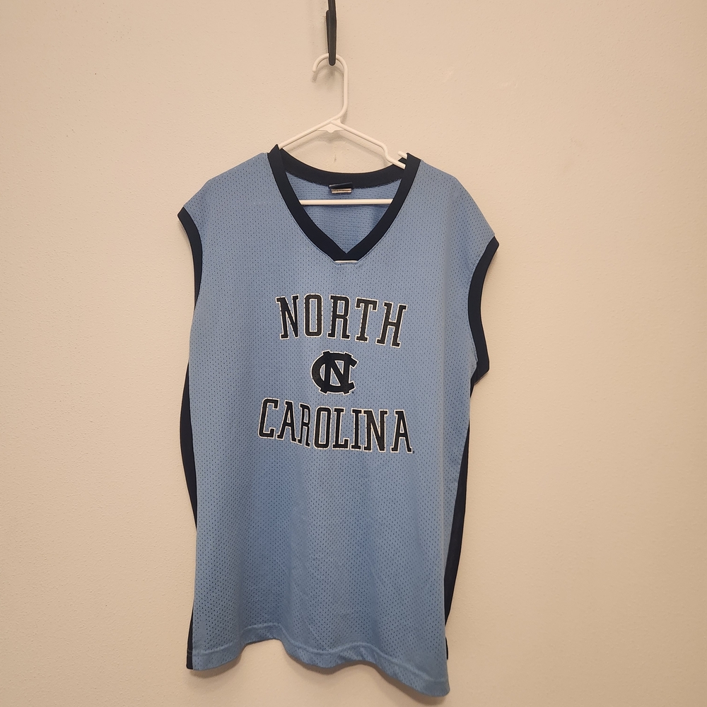 Champs North Carolina Light Blue and Navy Basketball Jersey